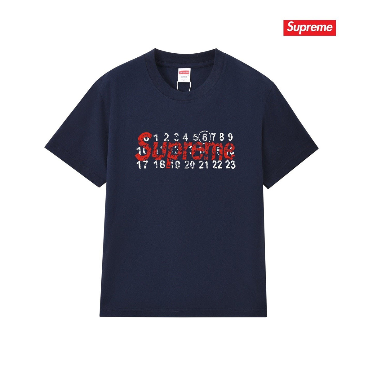 Supreme Number Graphic Short-Sleeve T-Shirt — front