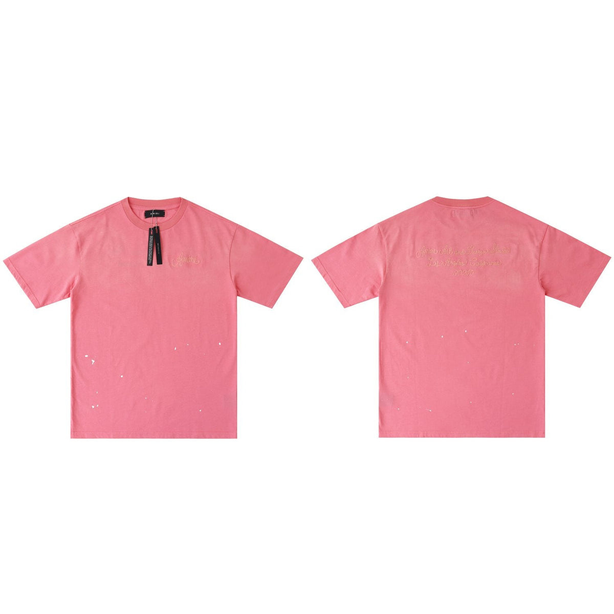 AMIRI Design Studio Paint-Splatter T-Shirt — front
