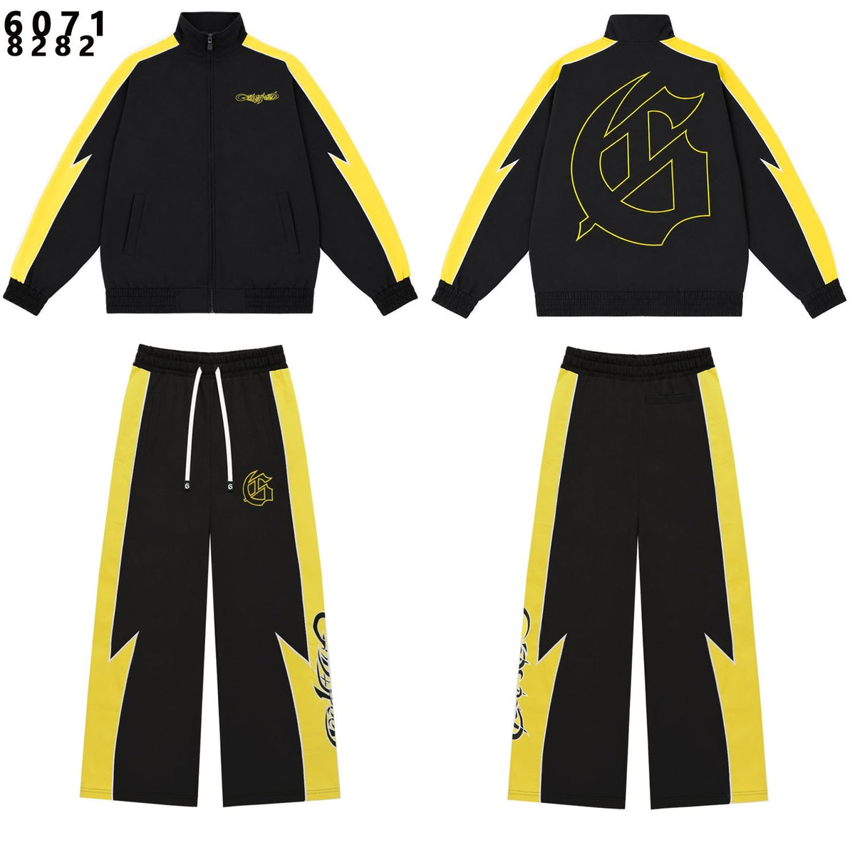 Godspeed Gothic G Contrast Panel Tracksuit Set — front